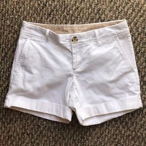 Banana Republic White Shorts